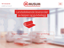 Tablet Screenshot of musum-as.com